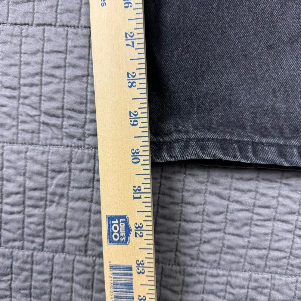 Vtg 90s Levis 550 Orange Tab Jeans Men 36x30 (34x30) Black Relaxed Tapered Denim